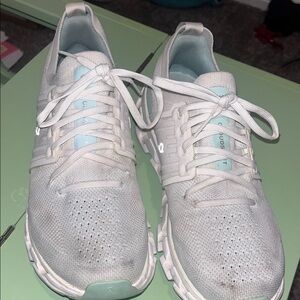 White Women's Athletic Sneakers - Lightweight Comfort